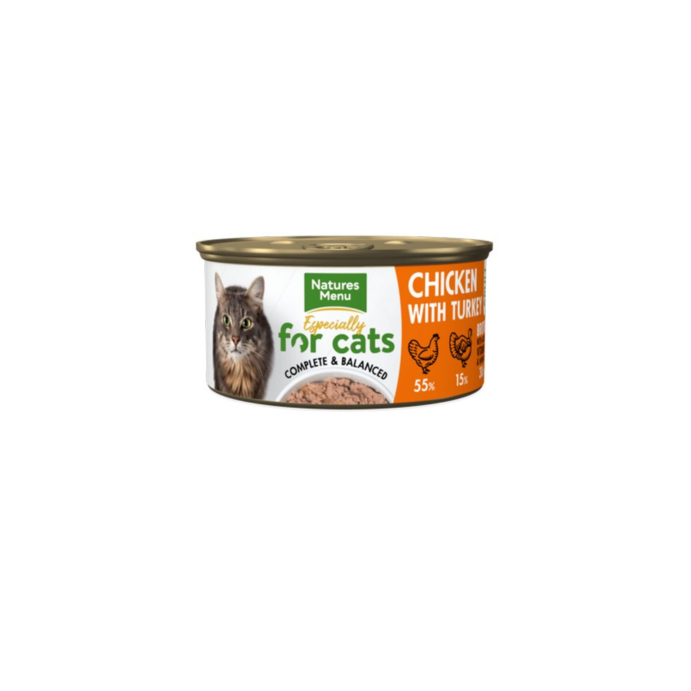 Natures Menu For Cats Chicken Turkey 85g Just for Pets