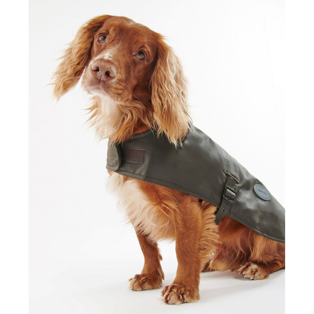 Barbour Wax Dog Coat Olive | Just for Pets