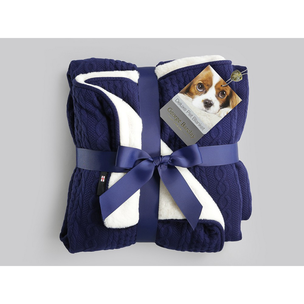 navy dog blanket