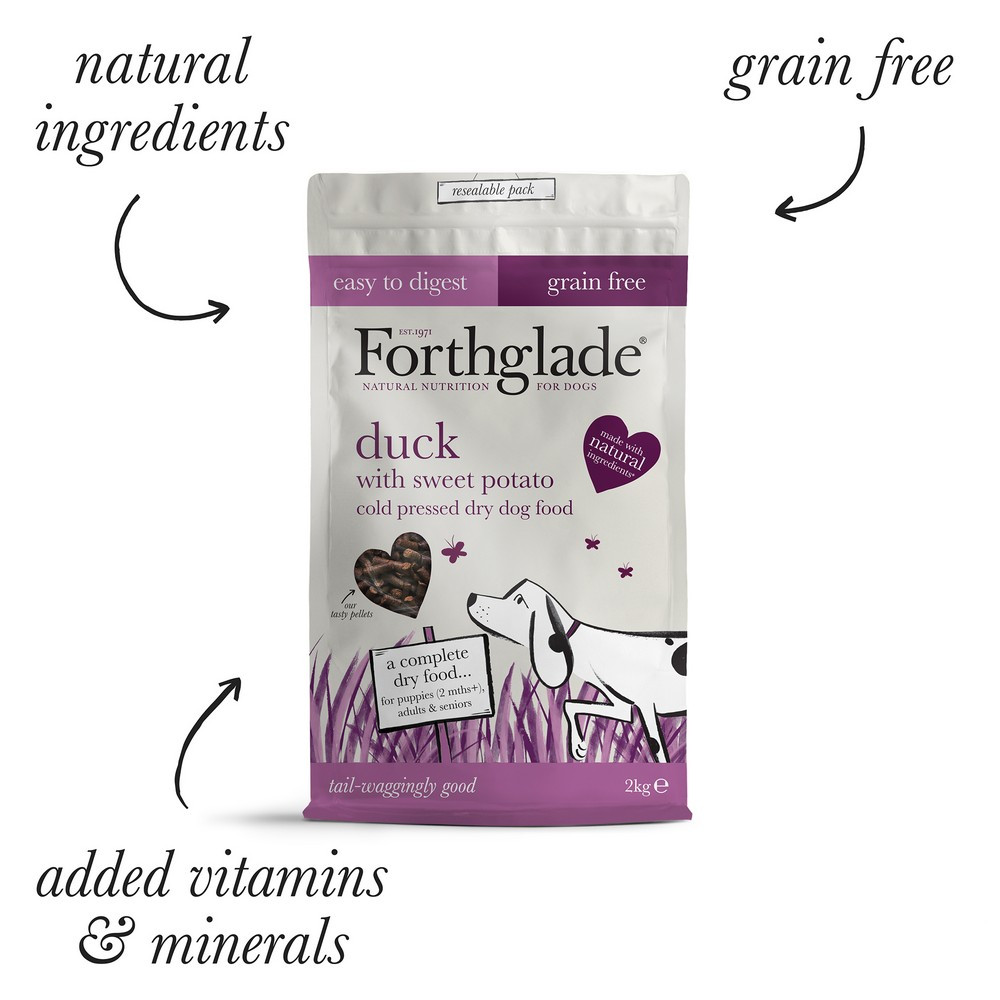 Forthglade Grain Free Cold Pressed Duck 2kg Just for Pets