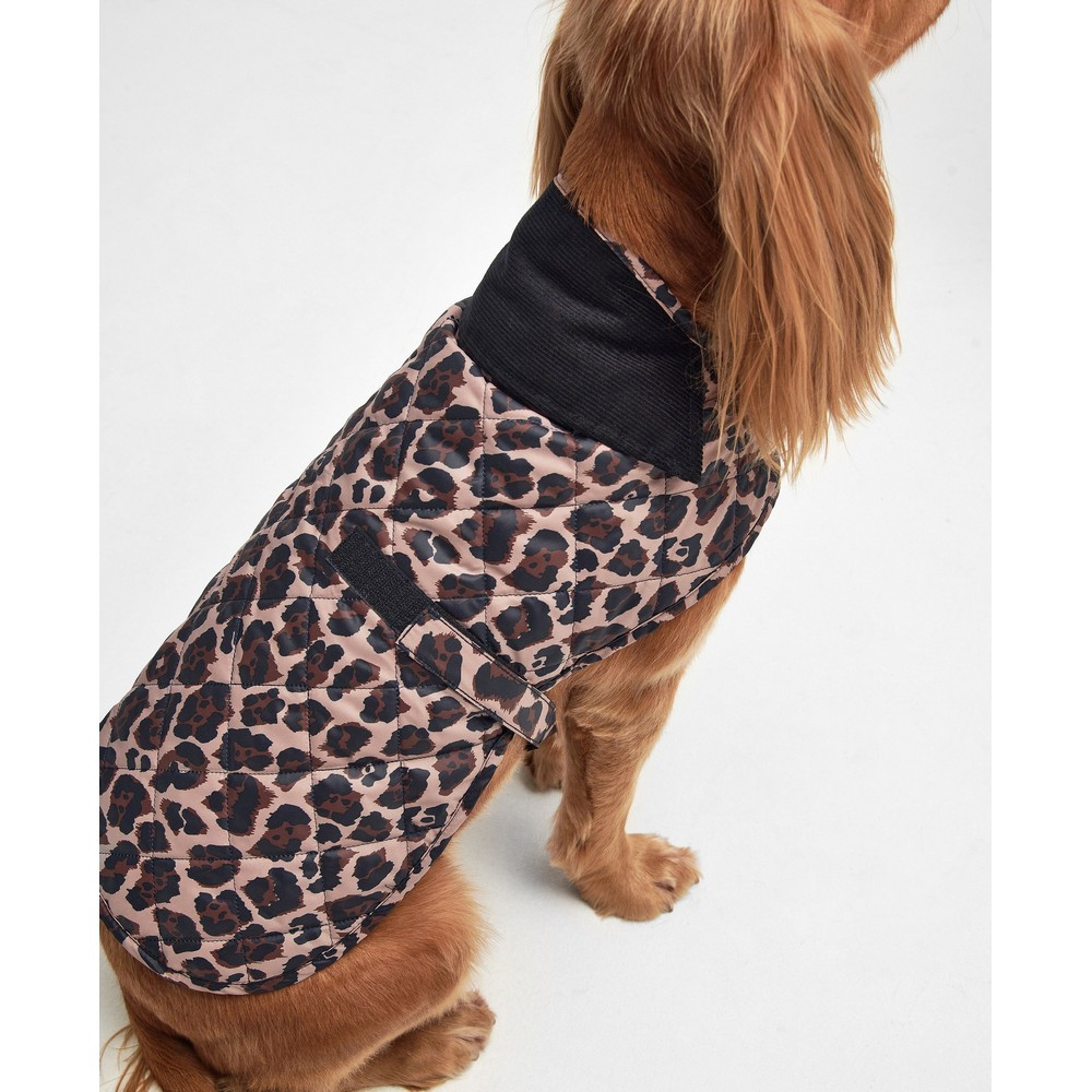 Barbour Quilted Dog Coat - Stylish Jaguar Print