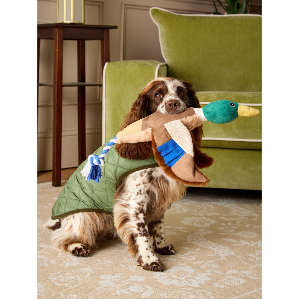 Joules Khaki Quilted Coat Just for Pets
