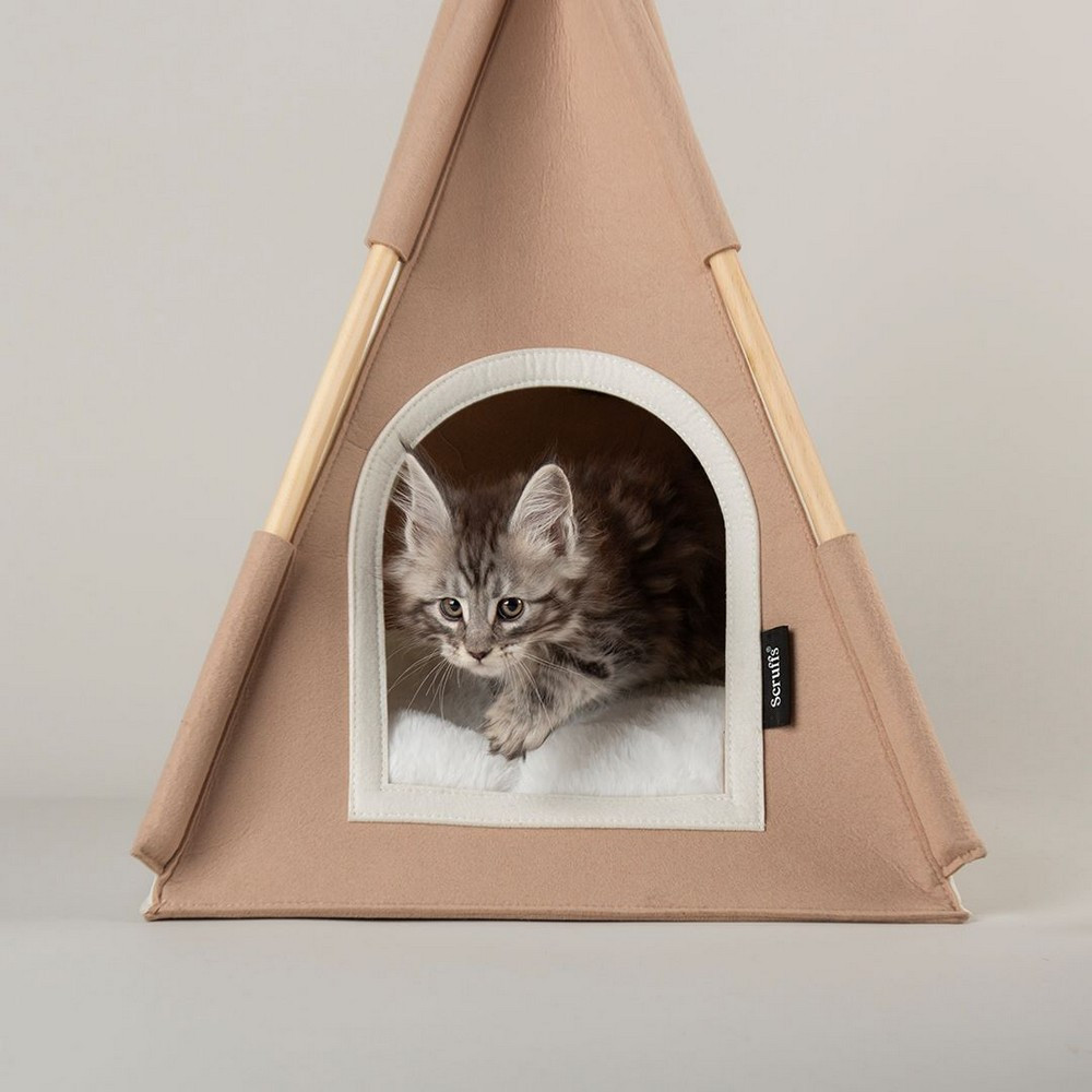 Scruffs Stockholm Felt Teepee Cat Bed Just for Pets