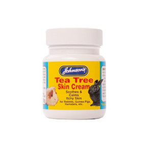 Johnsons Small Animal Tea Tree Cream  calms itchy skin