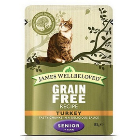 James Wellbeloved Cat Pouch Senior Turkey