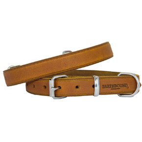 Earthbound Soft Country Leather Collar Tan