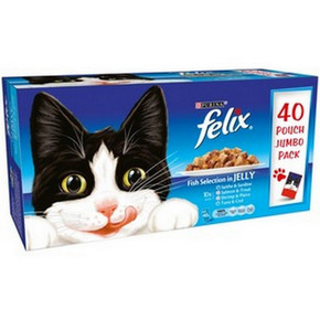 Felix Pouch As Good As It Looks Ocean Feasts in Jelly 40 x 100g