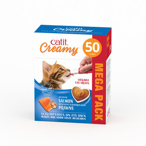 Catit Creamy Salmon & Prawn 50pk