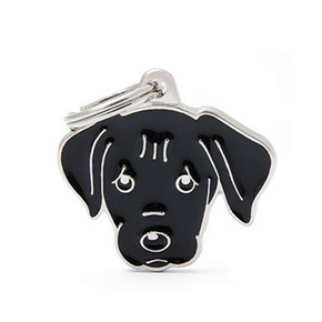 Black Labrador ID Tag