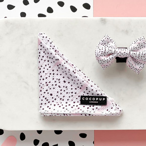 Cocopup Bow Tie Pink Dalmation