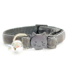 ZACAL Kitten Collar Light Grey Velvet