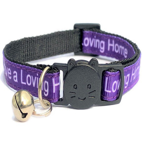 ZACAL Cat Collar Loving Home Purple