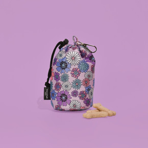 Cocopup Drawstring Treat Pouch Pastel Flowers