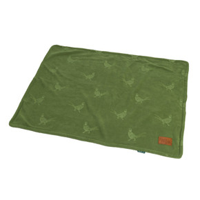 House of Paws Green Pheasant Fleece Blanket 100 x 75cm House of Paws Green Pheasant Fleece Blanket 100 x 75cm