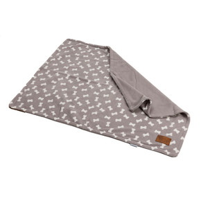 House of Paws Puppy Grey Fleece Blanket 100 x 75cm House of Paws Puppy Grey Fleece Blanket 100 x 75cm