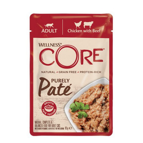 Wellness Core Cat Purely Pate Beef 85g Wellness Core Cat Purely Pate Beef 85g