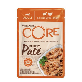 Wellness Core Cat Purely Pate Chicken/Turkey 85g Wellness Core Cat Purely Pate Chicken/Turkey 85g