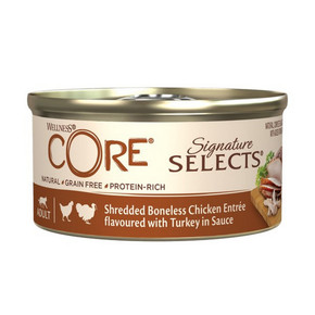 Wellness Core Selects Shredded Boneless Chicken 79g Wellness Core Selects Shredded Boneless Chicken 79g