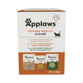 Applaws Cat Pouch Multipack Chicken 12 x 70g Applaws Cat Pouch Multipack Chicken 12 x 70g