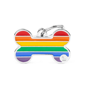 Big Bone ID Tag Rainbow