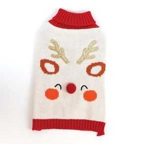 Happy Pet Glitter Reindeer Sweater