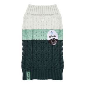 Sotnos Colour Block Aqua Jumper