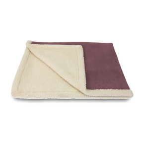 Earthbound Sherpa Blanket Dusty Mulberry Global (all channels)