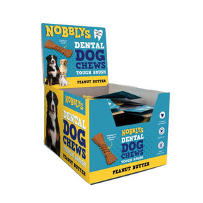 Nobblys Tough Brush Peanut Butter 80g (Case of 24)