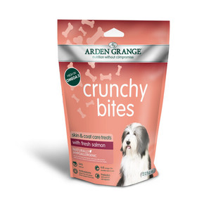 Arden Grange Salmon Crunchy Bites Dog Treats - 225g