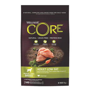 Wellness CORE Low Fat Turkey Grain Free Adult Dry Dog Food 10kg