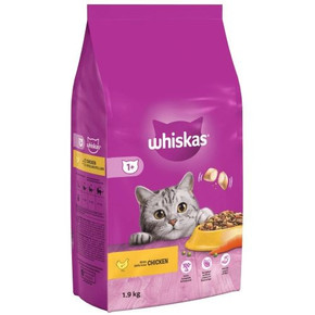 Whiskas 1+ Cat Complete Dry Cat Food with Chicken 2kg
