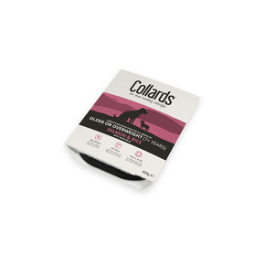 Collards Salmon Senior Wet Dog Food- 7 x 395g Trays