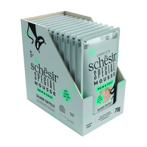 Schesir Special Adult Wet Cat Food Skin & Coat 70g x 12