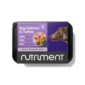 Nutriment Adult Salmon & Turkey Formula RAW Frozen Dog Food Tub - 500g