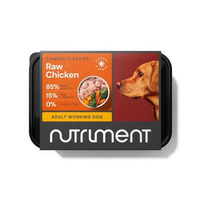 Nutriment Adult Chicken Formula RAW Frozen Dog Food Tub - 500g