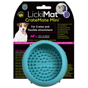 Lickimat Cratemate Mini Turquoise