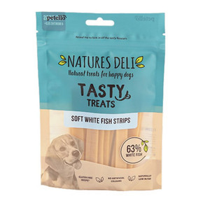 Natures Deli Soft White Fish Strips 100g