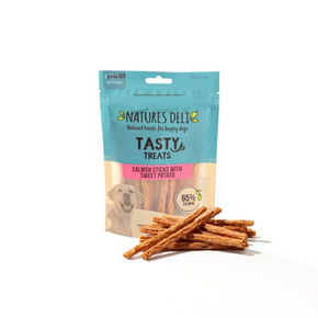 Natures Deli Salmon & Sweet Potato Sticks 100g
