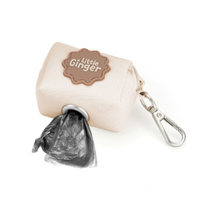 Little Ginger Poo Bag Holder Latte