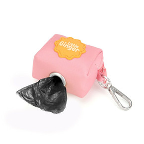 Little Ginger Poo Bag Holder Pink