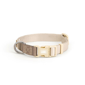 Little Ginger Two-Tone Collar Café Latte
