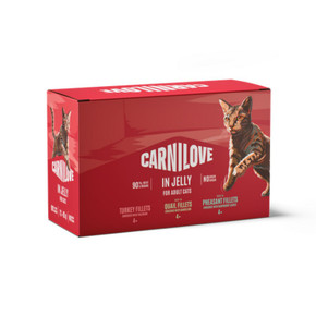Carnilove Cat Pouch Multipack Jelly 12 X 85 Grams