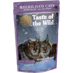 Taste Of The Wild Cat Sterilised Pate Pouches 12 Pouches Per Pack