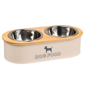 House Of Paws Dual Raised Feeder