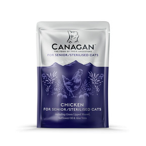 Canagan Cat Pouch Chicken For Senior Sterilised Cats 8X85G