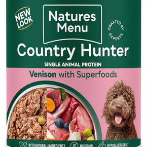 Natures Menu Dog Country Hunter Can Venison 6X600G