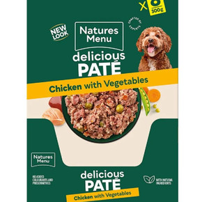 Natures Menu Dog Pate Pouch Chicken 8X300G