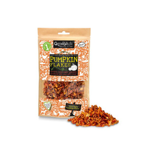 green & wilds pumpkin flakes  dog Treats