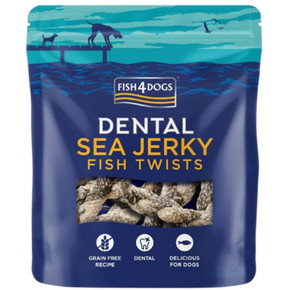 Fish4Dogs Dental Jerky Fish Twists 100G