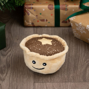 ancol mini matty mince pie dog toys christmas gift 